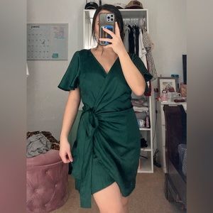 Green dress